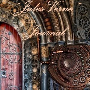 Jules Verne Steampunk-themed Journal Cover