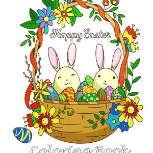 Cover image for Easter Bunny Coloring Book