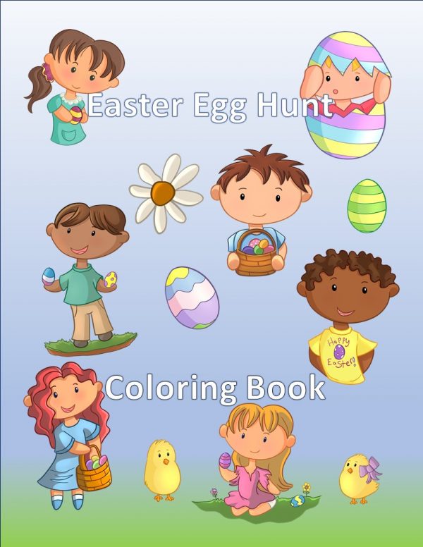 Easter Egg Hunt Coloring book cover