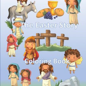 Cover image for Easter Story Colouring Book